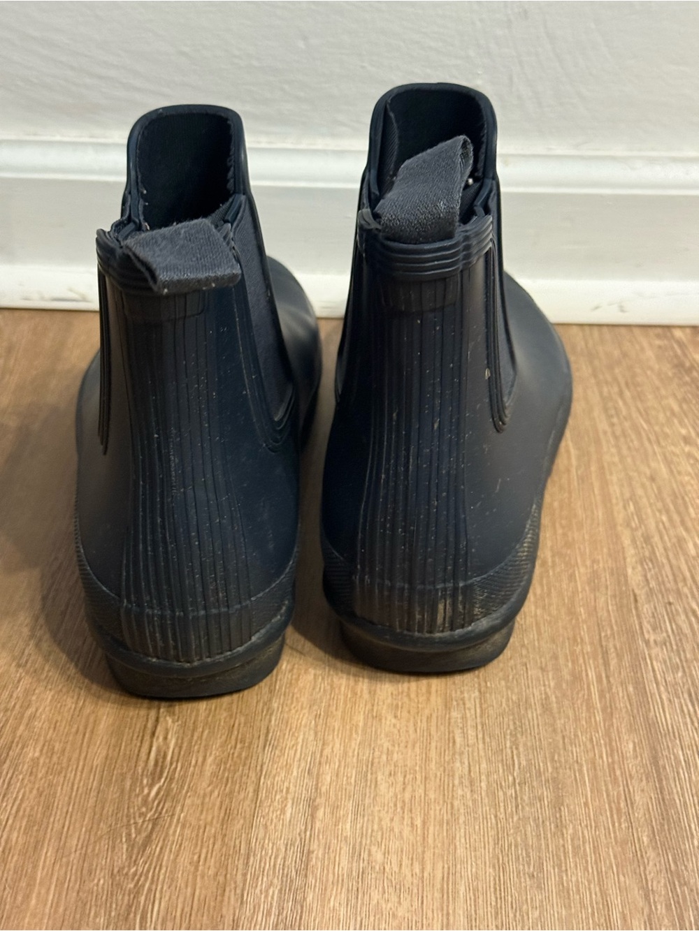 Hunter Original Chelsea Navy Rain Boots size 8 - Picture 4 of 9